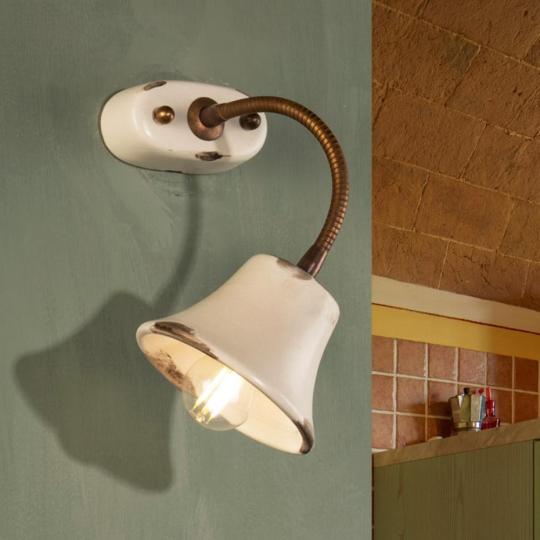 nastavitelna mediteranska nastenna lampa nastenne svietidlo biela mosadz rustikalne vintage klasicka kuchyna obyvacka spalna imas florencia taliansky toskansky styl lampy.jpg